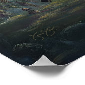 Hexenfrau Poster (Ecke)