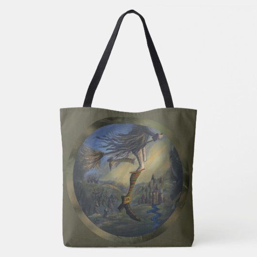 Hexenfrau Tasche (Rückseite)
