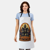 Hexenfreunde Halloween Spukhaus-Shirt_1 Schürze (Getragen)