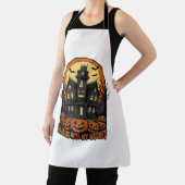 Hexenfreunde Halloween Spukhaus-Shirt_1 Schürze (InSitu)