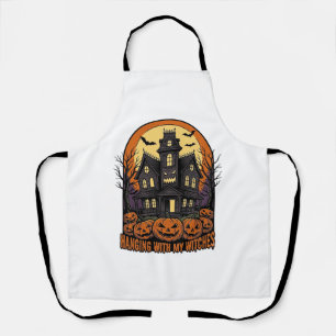 Hexenfreunde Halloween Spukhaus-Shirt_1 Schürze