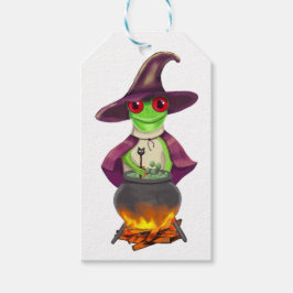 Hexenfroschbrauen-Halloween-Spooky Geschenkanhänger