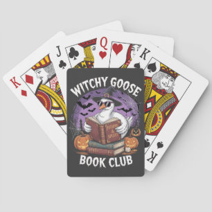 Hexengänger Buchklub Spooky Halloween Tier Spielkarten
