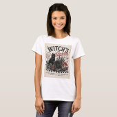 Hexengarten Halloween Retro T-Shirt (Vorne ganz)
