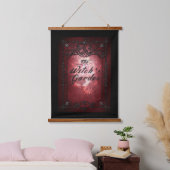 Hexengarten Wandteppich Mit Holzrahmen (Schlafzimmer)