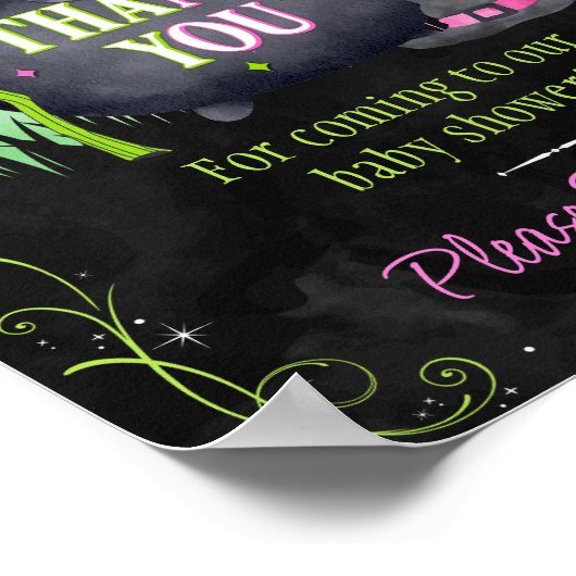 Hexengebirge Kinderduschfavoriten Schildkröte Poster (Ecke)