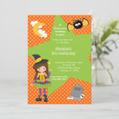 Hexengeburt Einladung (Stehend Vorderseite)