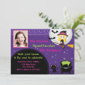 Hexengeburt Einladung Blonde (Stehend Vorderseite)