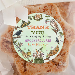 Hexengeburt-Party-Aufkleber Runder Aufkleber