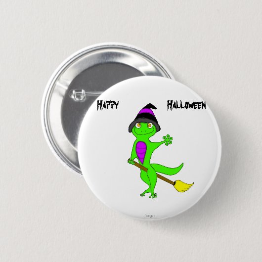 Hexengecko Button (Vorne & Hinten)