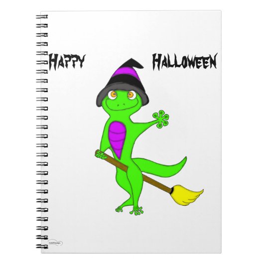 Hexengecko Notizblock (Vorderseite)
