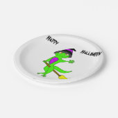 Hexengecko Pappteller (Schrägansicht)