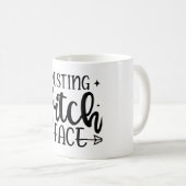 Hexengesicht Kaffeetasse (VorderseiteRechts)