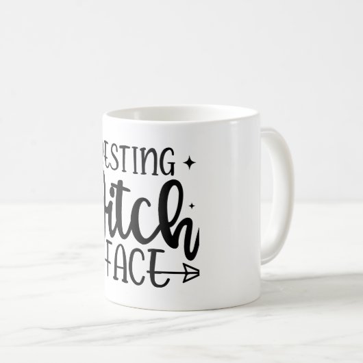 Hexengesicht Kaffeetasse (VorderseiteRechts)