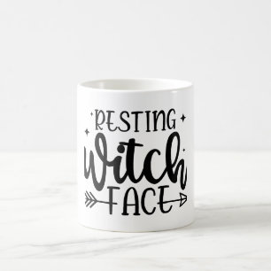 Hexengesicht Kaffeetasse
