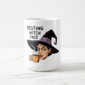 Hexengesicht Kaffeetasse (Mittel)