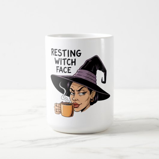 Hexengesicht Kaffeetasse (Mittel)