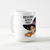 Hexengesicht Kaffeetasse (Vorderseite Links)