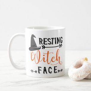 Hexengesicht Kaffeetasse