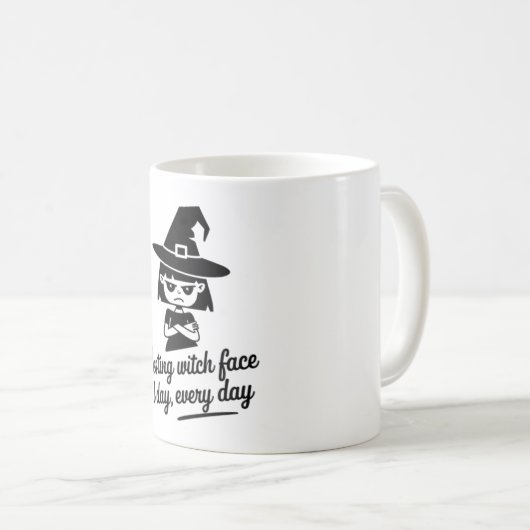 Hexengesicht Kaffeetasse (VorderseiteRechts)