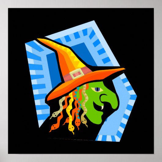 Hexengesicht Poster (Vorne)