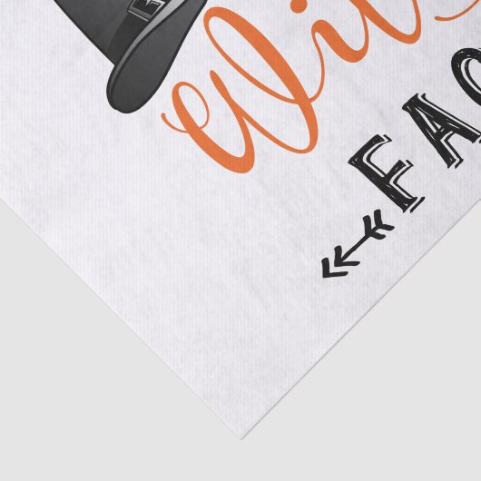 Hexengesicht Seidenpapier (Ausschnitt)