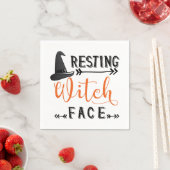 Hexengesicht Serviette (Beispiel)