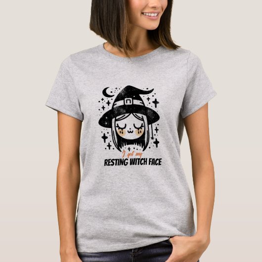 Hexengesicht T-Shirt (Vorderseite)