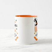 Hexengesicht Zweifarbige Tasse (Mittel)