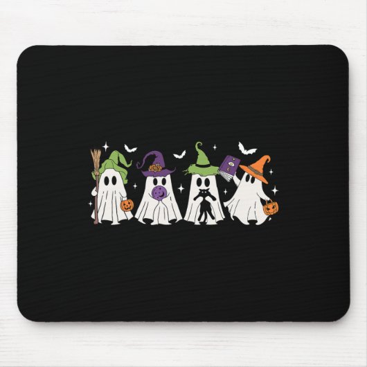 Hexenghosts Spooky Halloween Witchy Women Girl Mousepad (Vorne)
