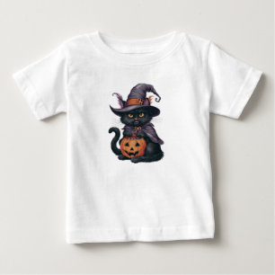HEXENHAFTE SCHWARZE KATZE IST TRICK OR TREATING GE BABY T-SHIRT
