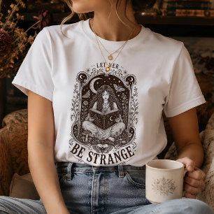 Hexenhaftes Bücherliebhaber-Lassen-Sie-sie-seltsam T-Shirt