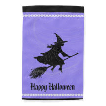 Hexenhaftes Halloween-Gartenbanner