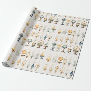 Hexenhaftes vintage Boho-Tissue-Papier Geschenkpapier
