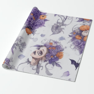 Hexenhaftes vintage-gotisches traditionelles Hallo Geschenkpapier