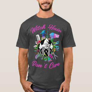 Hexenhair Dont Care Halloween-Schere Raum T-Shirt