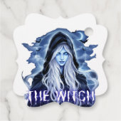 Hexenhalloween Geschenkanhänger (Rückseite)