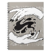 Hexenhandschuhe Notizblock (Vorderseite)