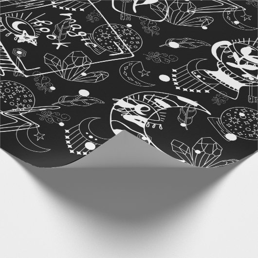 Hexenhandwerk Geschenkpapier (Ecke)