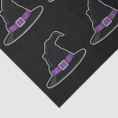 Hexenhasen mit Lila Details Halloween-Muster Seidenpapier (Ausschnitt)