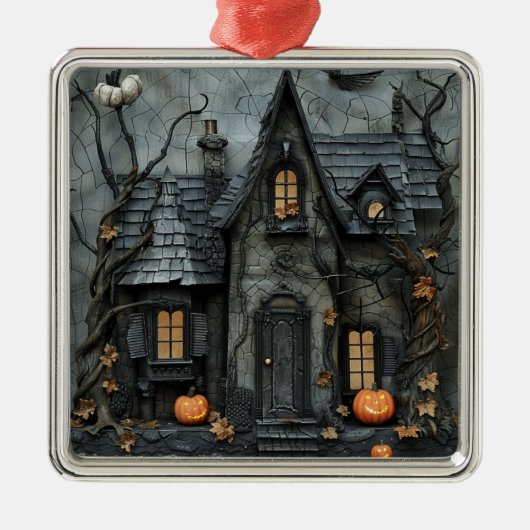 Hexenhaus Ornament Aus Metall (Vorne)