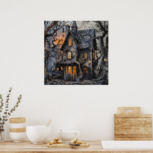 Hexenhaus-Poster Poster (Küche)