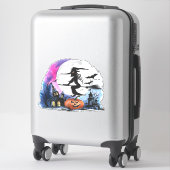 Hexenhäuser und Spuk Häuser Aufkleber (Koffer)