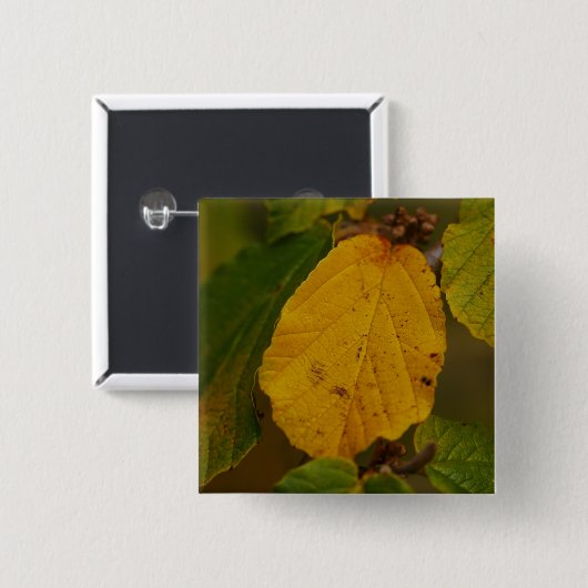 Hexenhazel-Abzeichen Button (Vorne & Hinten)