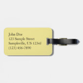 Hexenhazel-Blume Gepäckanhänger (Rückseite horizontal)