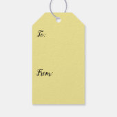 Hexenhazel-Blume Geschenkanhänger (Rückseite)