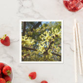 Hexenhazel-Blume Serviette (Beispiel)