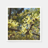 Hexenhazel-Blume Serviette (Vorderseite)