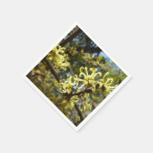 Hexenhazel-Blume Serviette (Ecke)