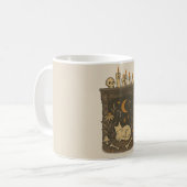 Hexenheid Halloween Kaffeetasse (Vorderseite Links)